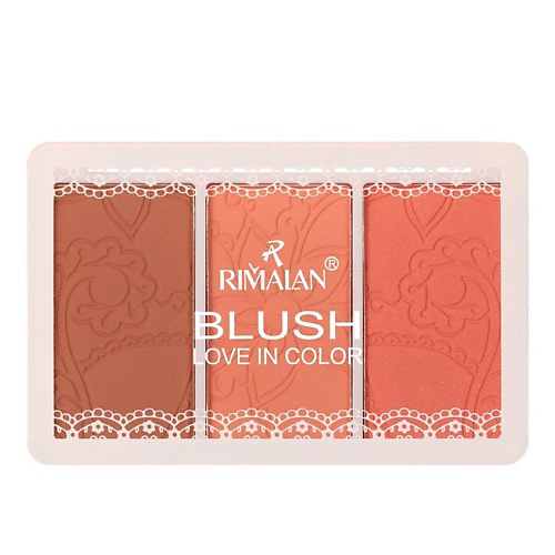 RIMALAN ПАЛЕТКА РУМЯН  love in color #1