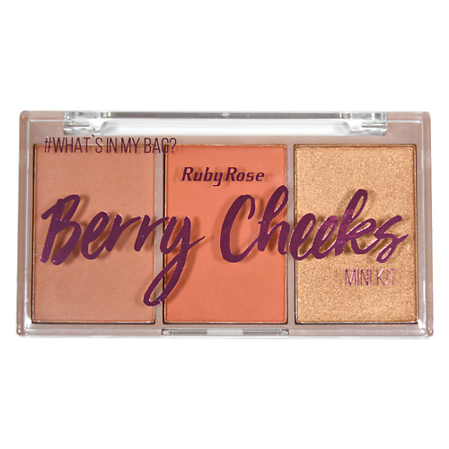 RUBY ROSE Румяна для лица Blush and Glow Peachy Cheek #1
