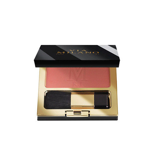 VIA MILANO Румяна для лица матирующие с витамином Е Blush Matte Covering #1