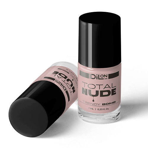 DILON Лак для ногтей Total Nude #1
