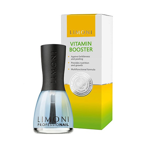LIMONI Топ и база для крепления и роста ногтей с витаминами  Vitamin Booster #1