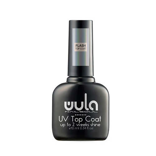 WULA NAILSOUL Верхнее покрытие светоотражающее Flash Top Coat #1