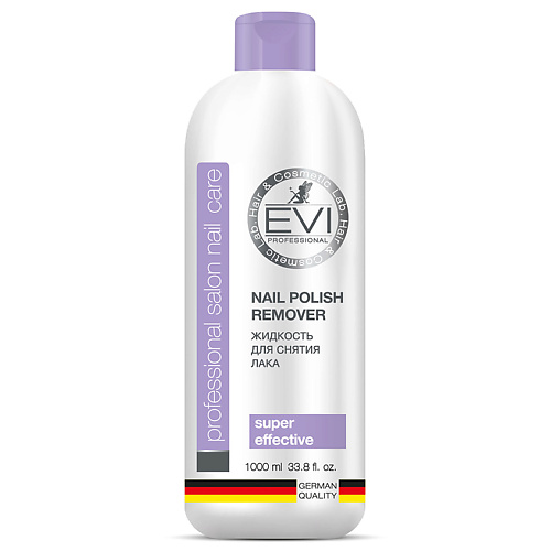 EVI PROFESSIONAL Жидкость для снятия лака с ацетоном Professional Salon Nail Care Nail Polish Remover 1000 #1