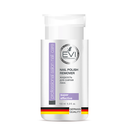 EVI PROFESSIONAL Жидкость для снятия лака с ацетоном с помпой-дозатором Professional Salon Nail Care Nail Polish Remover 150 #1
