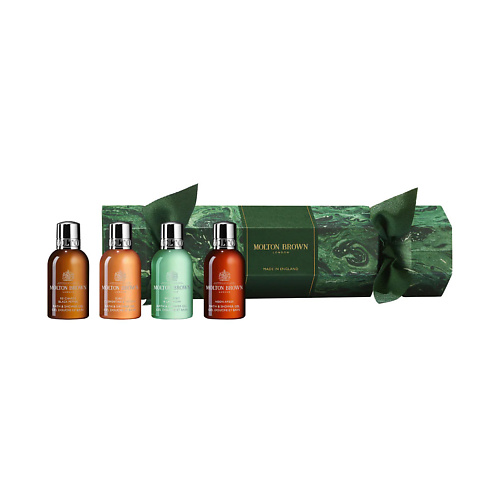 MOLTON BROWN Подарочный набор гелей для душа Woody & Aromatic Holiday Cracker #1