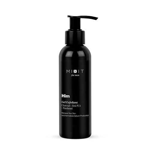 MIXIT Глубоко очищающий гель-эксфолиант с углем Him Gel Exfoliant 150 #1