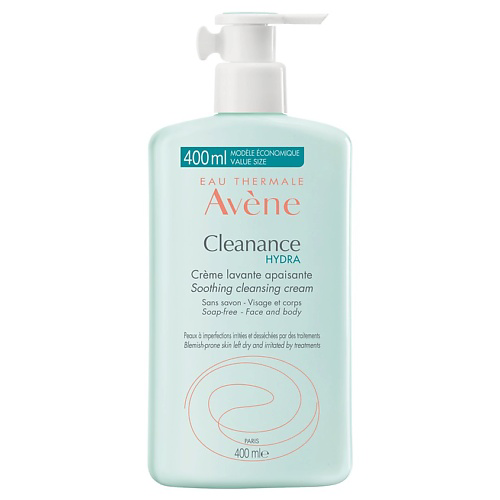 AVENE Очищающий успокаивающий крем для проблемной кожи Cleanance Hydra Soothing Cleansing Cream 400 #1