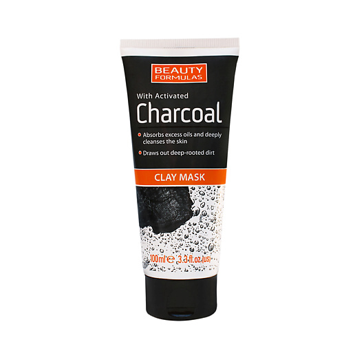 BEAUTY FORMULAS Маска из глины с активированным углем Charcoal Clay Mask 100 #1