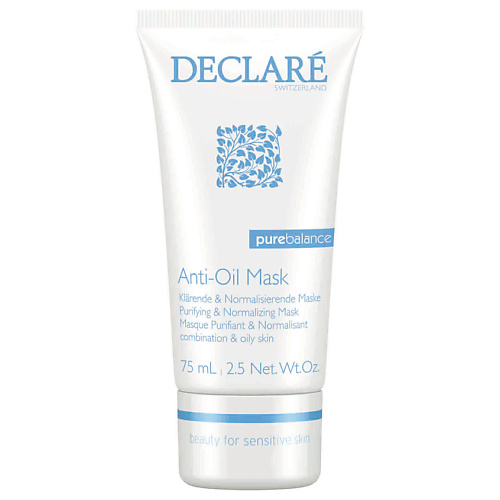 DECLARÉ Маска для лица для жирной и проблемной кожи Pure Balance Anti-Oil Mask 75 #1