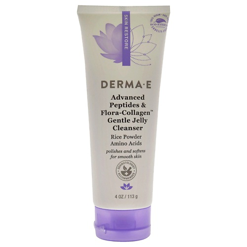 DERMA-E Средство для умывания лица очищающее Advanced Peptides And Flora-Collagen Gentle Jelly Cleanser #1