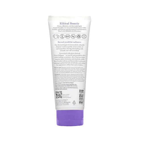 DERMA-E Средство для умывания лица очищающее Advanced Peptides And Flora-Collagen Gentle Jelly Cleanser #1