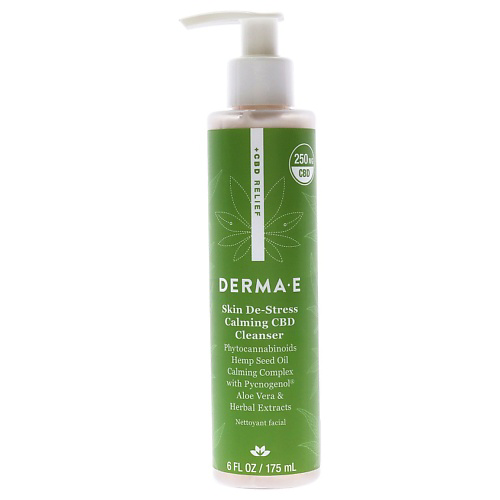 DERMA-E Средство для умывания лица очищающее Skin De-Stress Calming Cbd Cleanser 175 #1