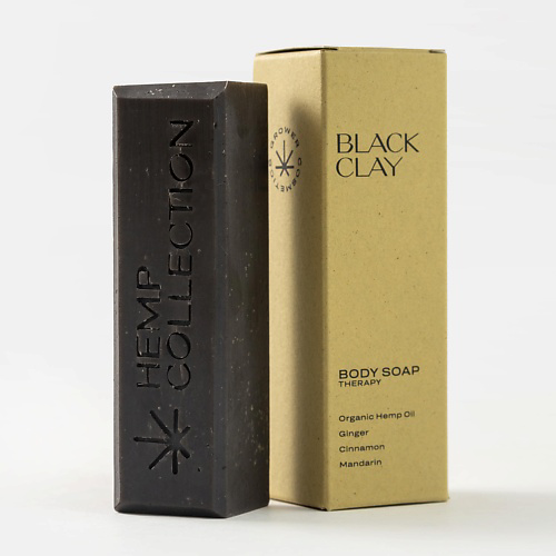 GROWER COSMETICS Мыло твердое "BLACK CLAY" #1