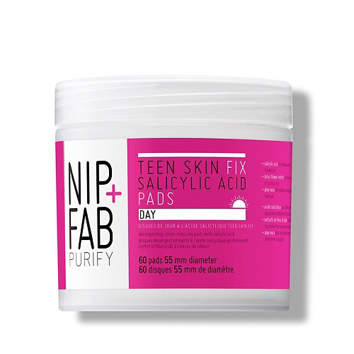 NIP&FAB Диски для лица дневные очищающие с салициловой кислотой Purify Fix Pads Day #1