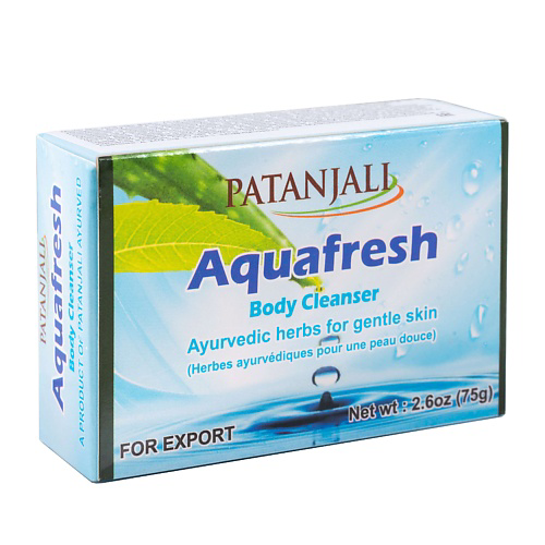 PATANJALI Мыло для тела аква  фреш / Patanjali Aquafresh Body Cleanser #1