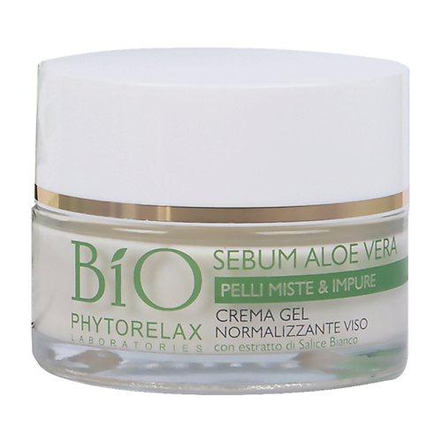 PHYTORELAX Крем для лица очищающий против жирного блеска с алоэ вера 50 #1