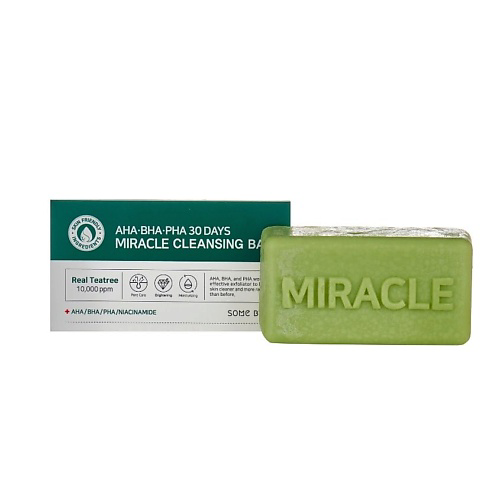 SOME BY MI Мыло для лица очищающее с кислотами AHA-BHA-PHA 30 Days Miracle #1