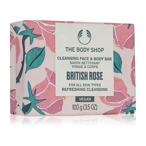THE BODY SHOP Нежное мыло для очищения лица и тела British Rose #1