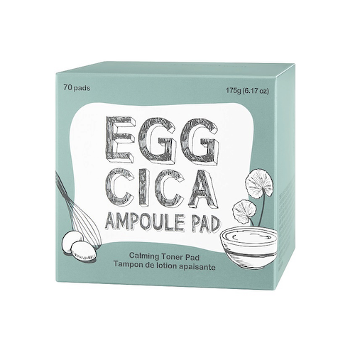 TOO COOL FOR SCHOOL Диски для лица успокаивающие Egg Cica #1