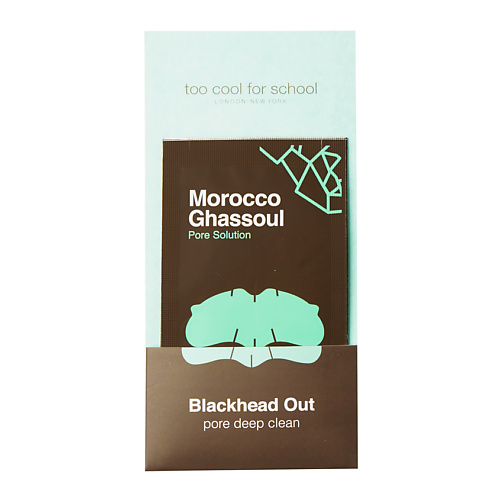 TOO COOL FOR SCHOOL Набор очищающих полосок для носа против черных точек Morocco Ghassoul #1