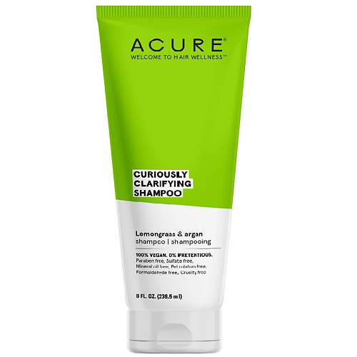 ACURE Шампунь для глубокого очищения лемонграсс и арган Curiously Clarifying Shampoo 236 #1