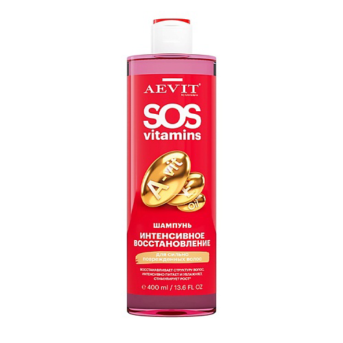 AEVIT BY LIBREDERM Шампунь для повреждённых волос Интенсивное восстановление SOS Vitamins 400 #1