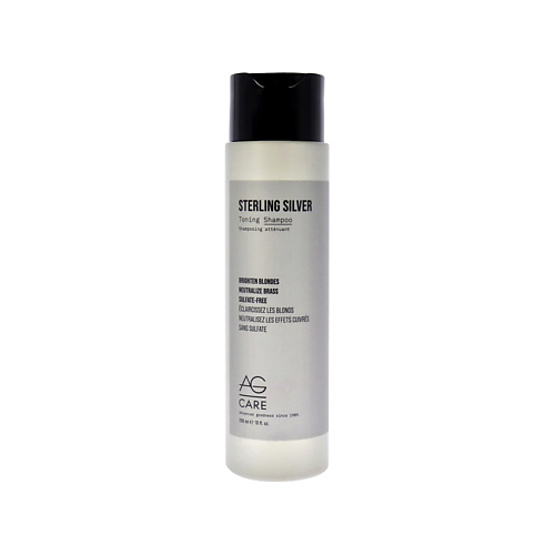 AG HAIR COSMETICS Шампунь для волос серебряный тонирующий Sterling Silver Toning Shampoo 296 #1