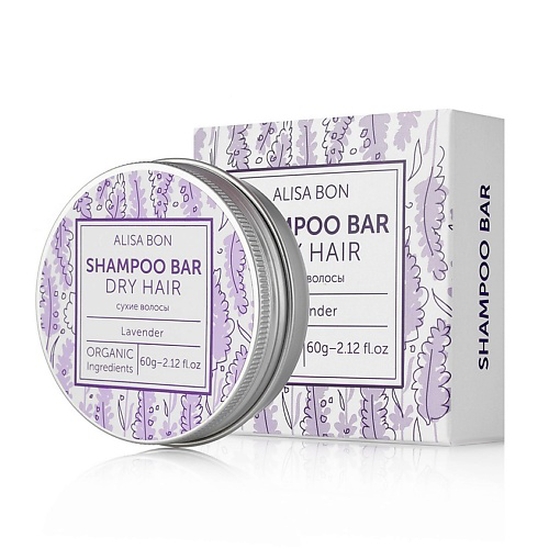 ALISA BON Твердый шампунь для волос SHAMPOO BAR «Лаванда» 60 #1