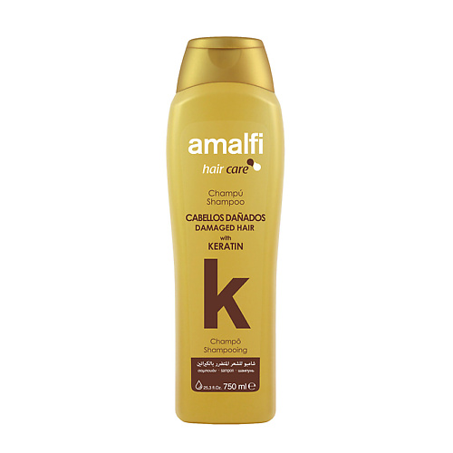 AMALFI Шампунь кератиновый для поврежденных волос 750 мл 750 #1