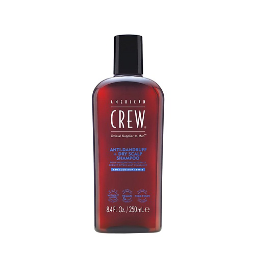 AMERICAN CREW Шампунь против перхоти и сухой кожи головы Anti-Dandruff + Dry Scalp Shampoo 250 #1