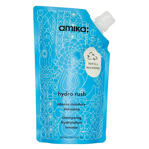 AMIKA Увлажняющий шампунь Hydro Rush Intense Moisture 500 #1