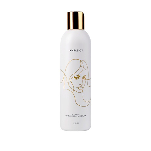 ANSALIGY Шампунь для очищения и укрепления волос Strengthening Shampoo  8 Vitamins & 7 Minerals 250 #1