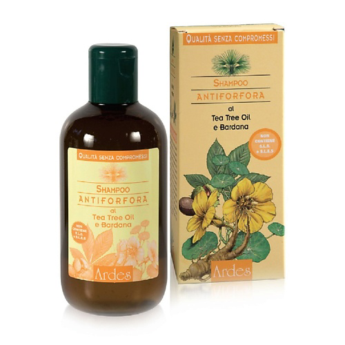 ARDES Шампунь от перхоти с маслом чайного дерева Shampoo Antiforfora al tea tree oil e bardana 250 #1