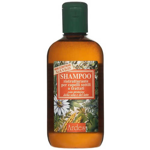 ARDES Шампунь питательный для тонких окрашенных волос Shampoo ristrutturante nutriente 250 #1