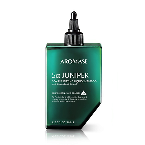 AROMASE Шампунь очищающий против перхоти и зуда с можжевельником 5α Juniper 260 #1