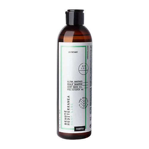 BEAUTE MEDITERRANEA Шампунь для волос и кожи головы на основе масла семян конопли 300 #1