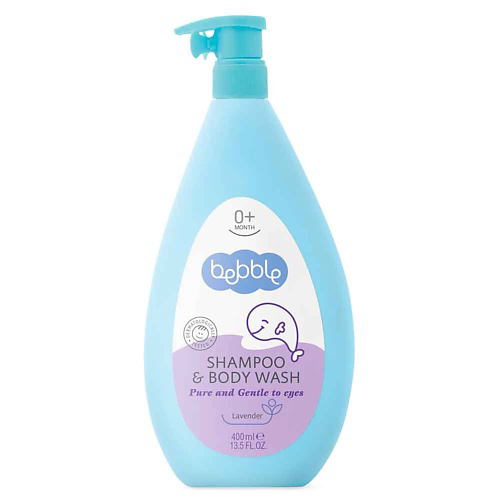 BEBBLE Шампунь для волос и тела детский Shampoo & Body Wash 0+ 400 #1