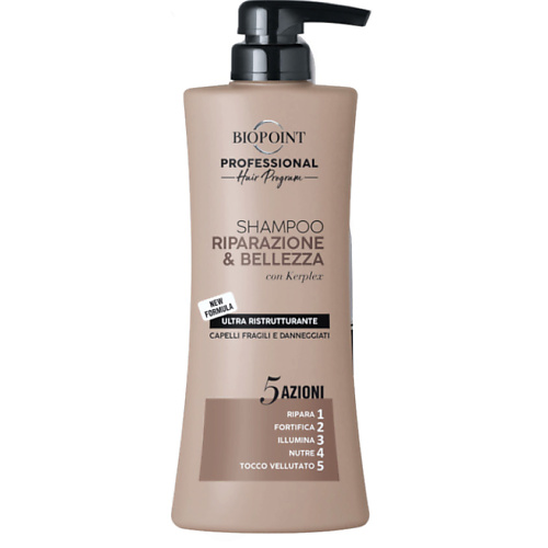 BIOPOINT PROFESSIONAL Шампунь для поврежденных и хрупких волос Восстановление и Красота Repair&Beauty 400 #1