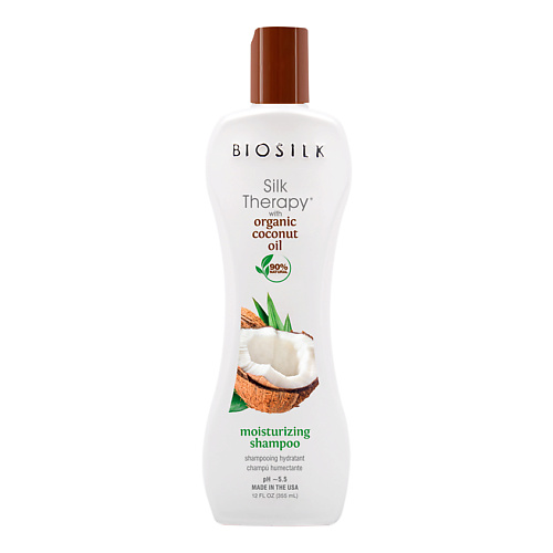 BIOSILK Шампунь Organic Coconut Oil Moisturizing 355 #1