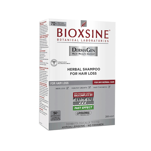 BIOXSINE Шампунь против выпадения для сухих и нормальных волос DermaGen 300 #1