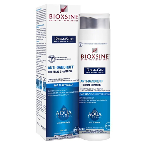 BIOXSINE Шампунь термальный против перхоти и шелушения DermaGen 300 #1