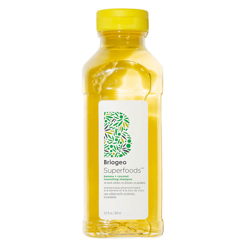 BRIOGEO Питательный шампунь Be Gentle, Be Kind Banana + Coconut Nourishing Superfood Shampoo 369 #1