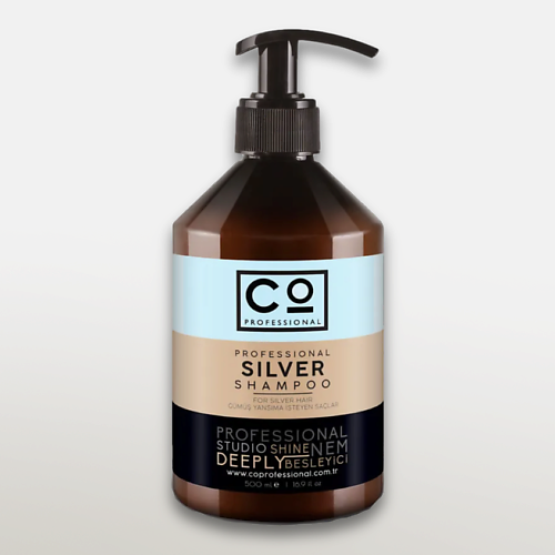 CO PROFESSIONAL Шампунь оттеночный для волос блонд Silver Shampoo 500 #1