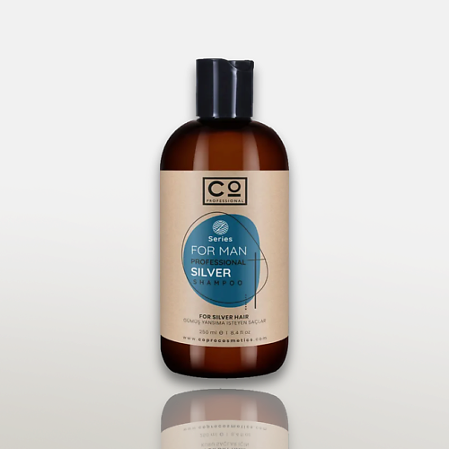 CO PROFESSIONAL Шампунь оттеночный мужской для светлых волос FOR MAN Silver Shampoo 250 #1