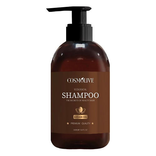 COSMOLIVE Шампунь для восстановления поврежденных волос Argan Oil 500 #1