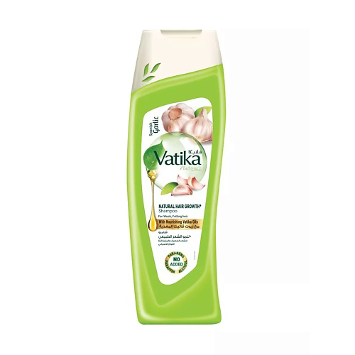 DABUR Шампунь для ломких и выпадающих волос с чесноком (Vatika Garlic) 200 #1