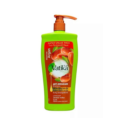 DABUR Шампунь для волос с Арганой увлажняющий (Vatika Argan) 600 #1