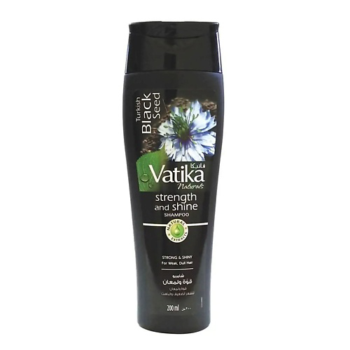 DABUR Шампунь для волос сила и блеск с черным тмином (BLACK SEED) 200 #1