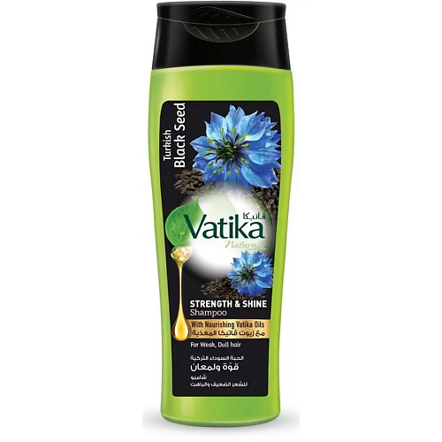 DABUR Шампунь для волос сила и блеск (Vatika Black Seed) 400 #1