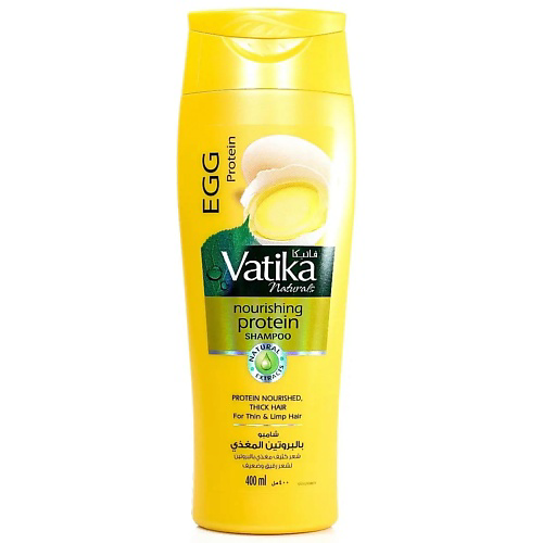 DABUR Шампунь для волос яичный (Vatika Egg Protein) 400 #1